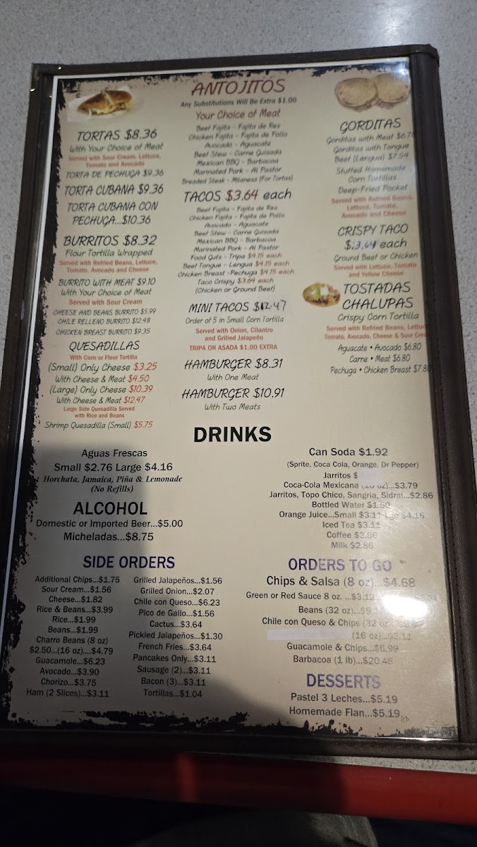 Taco Aranda Mexican Food Menu - Image 4